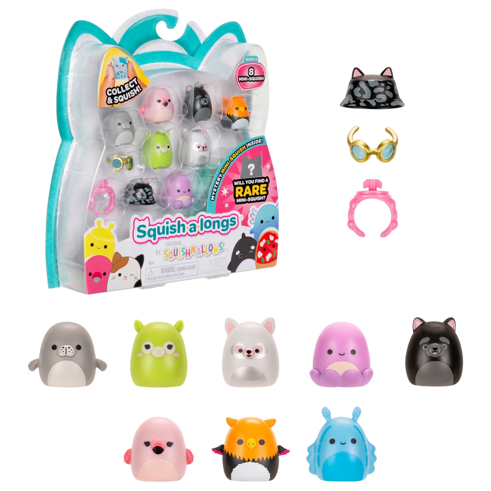 Squish-a-longs Mini-Squish 8-Pack Style 3